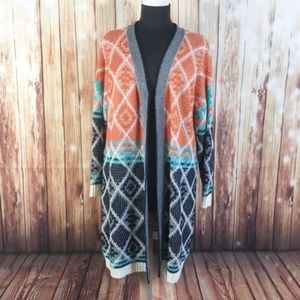 FLYING TOMATO Open Cardigan Boho Sweater